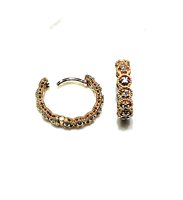 Orecchini Dalla Bona Donna Fiorentino in Oro giallo Diamante SCATTINI MICROGRANA DBM